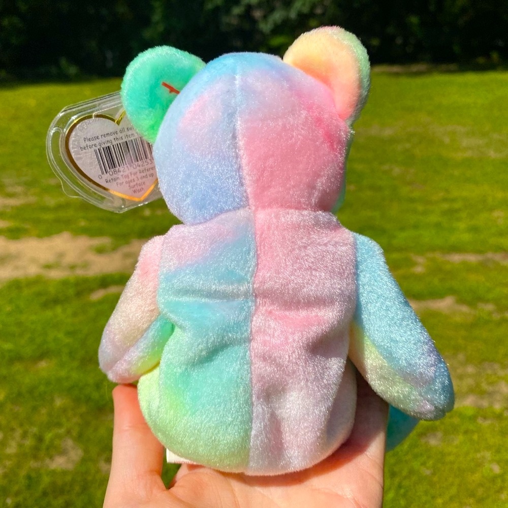 💫 Vintage TY Beanie Baby “B.B. Bear” 🐻 🥳 (Birthday) (Rare) - Picture 2 of 13